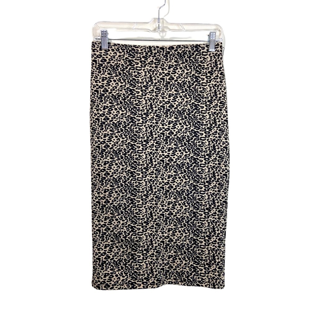 Joe Benbasset Women's Size Medium Animal Print Pencil Skirt Stretch Unlined